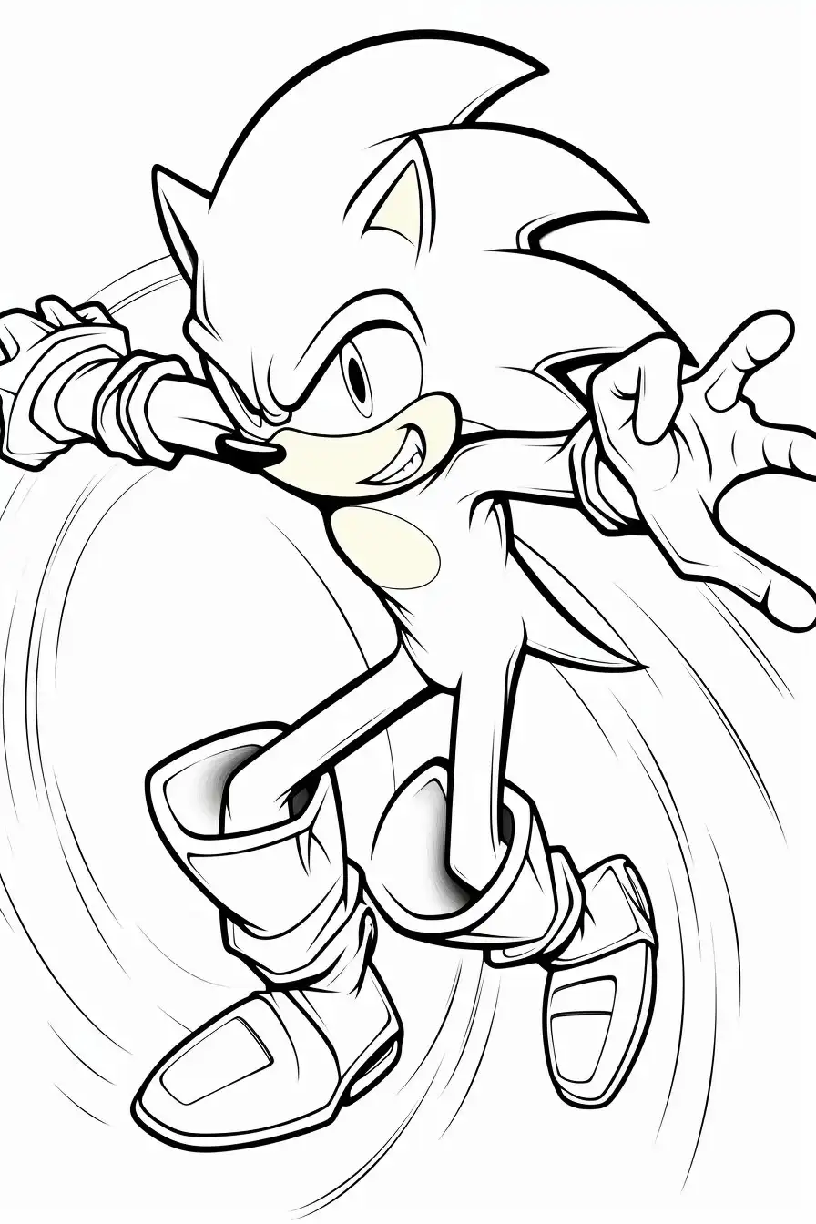 Sonic-Coloring-Pages