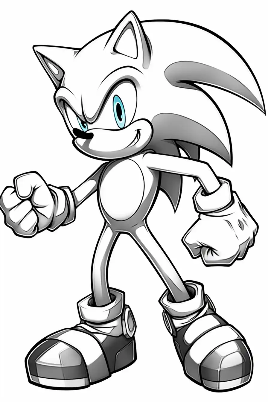 Sonic-Coloring-Pages