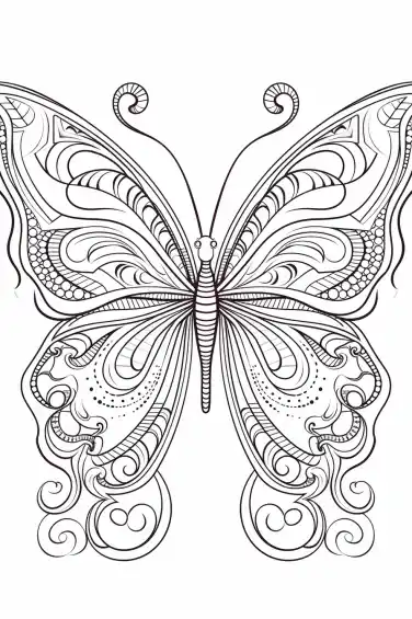 Butterfly-Coloring-Pages