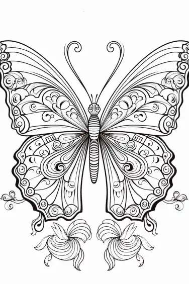 Butterfly-Coloring-Pages