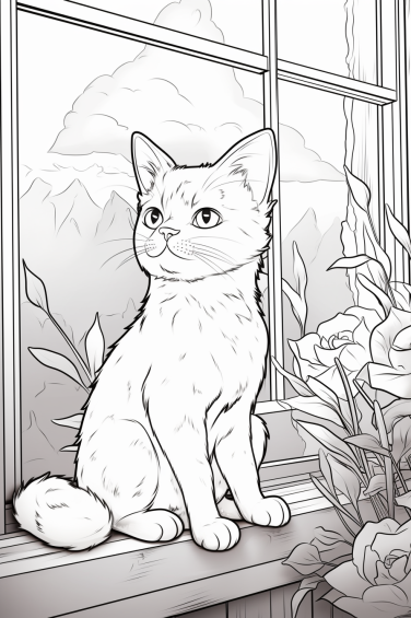 Cat-Coloring-Pages 