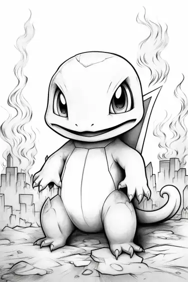 Charmander-Coloring-Pages