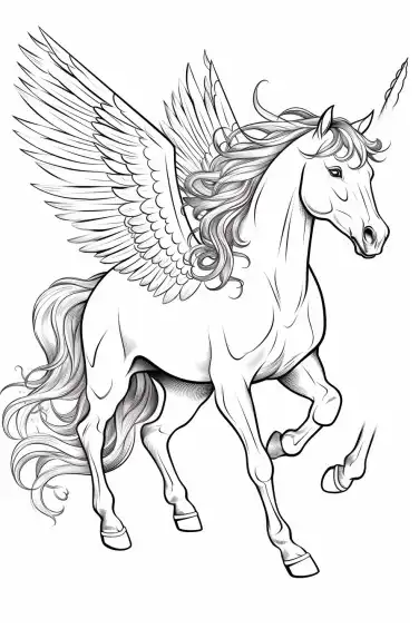 Pegasus-Coloring-Pages
