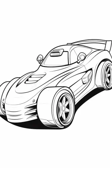 Race-Car-Coloring-page