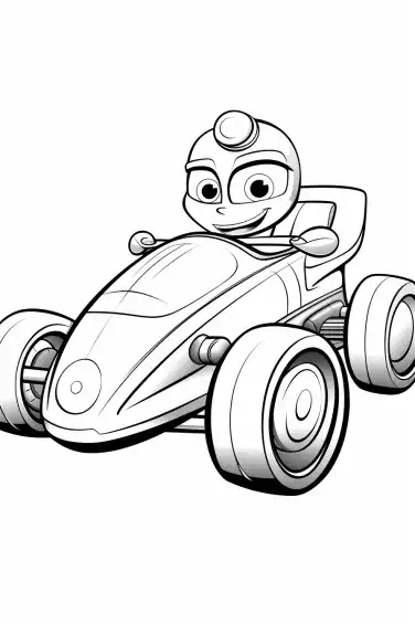 Race-Car-Coloring-pages