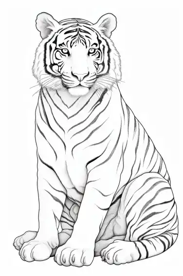 Tiger-Coloring-Pages