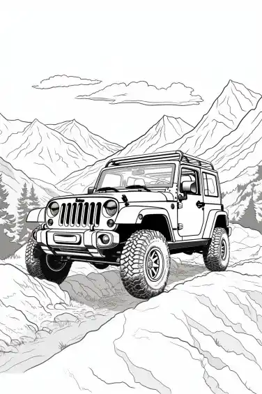 Jeep-Coloring-Page