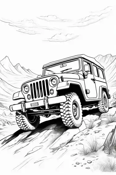 Jeep-Coloring-Page