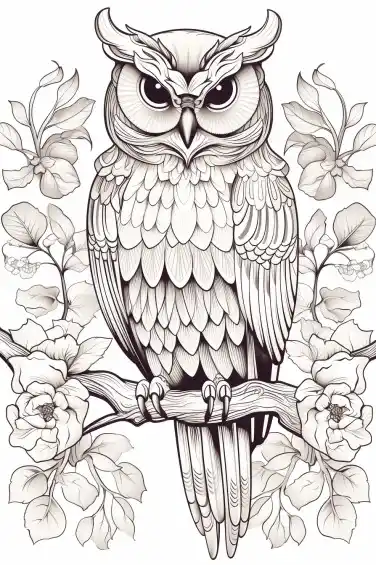 owl-coloring-pages