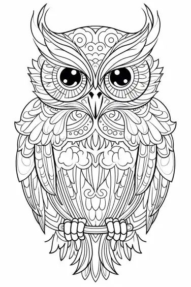 Free Owl Coloring Pages For Kids (2023 Printables) | Storiespub