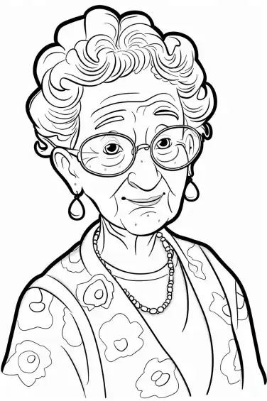 Abuela-Alma-Coloring-Pages