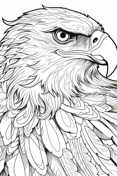 Eagle-Coloring-pages