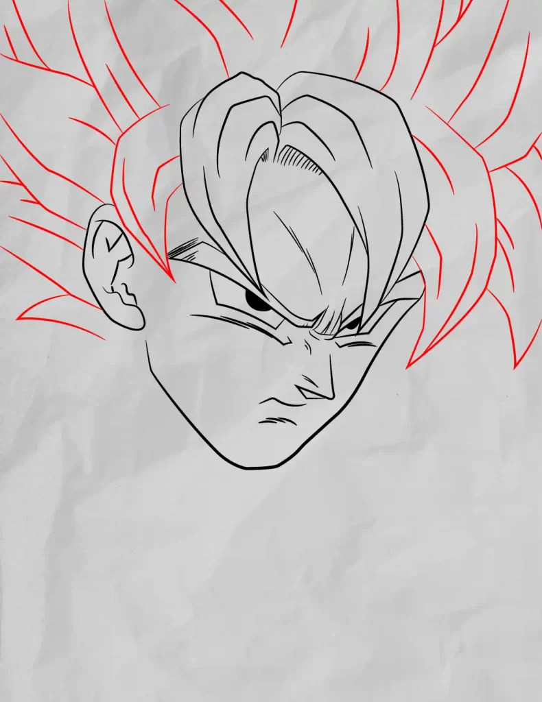 How-To-Draw-Goku-Face 