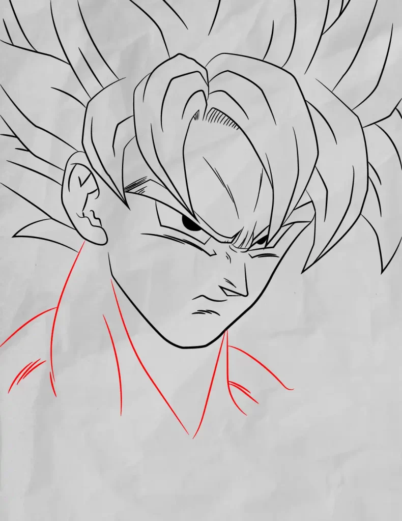 How-To-Draw-Goku-Face 