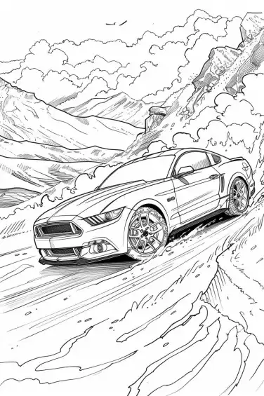 ford-Mustang-Coloring-Pages