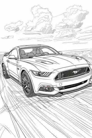 ford-Mustang-Coloring-Pages