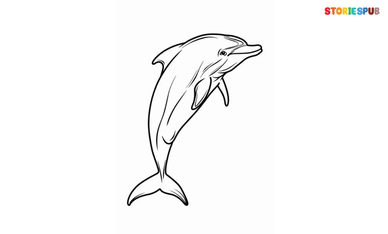 Dolphin-coloring-page