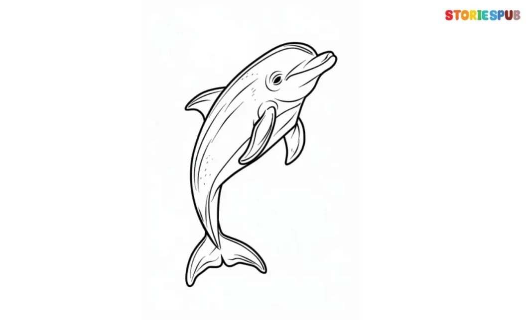 Dolphin-coloring-page