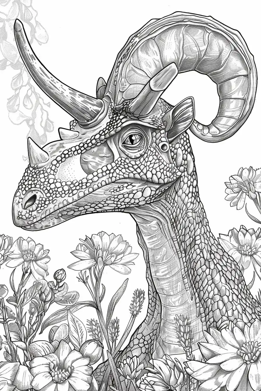 Parasaurolophus-Coloring-Pages