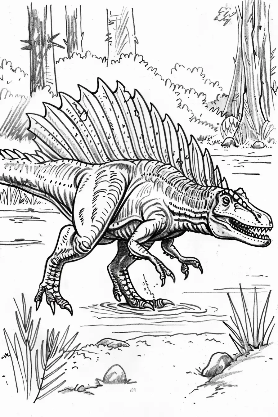 Spinosaurus-Dinosaur-Coloring-Pages-for-Kids