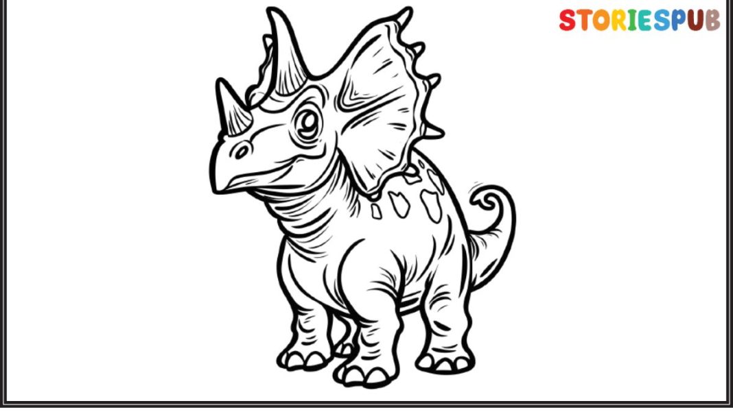Triceratops-Dinosaur-coloring-Pages