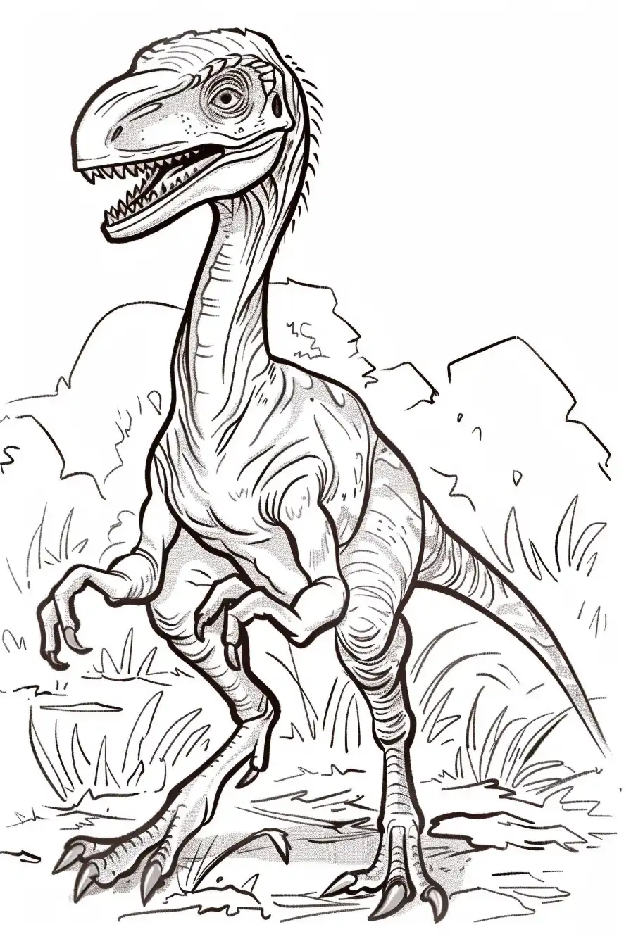 Velociraptor-Coloring-Pages-for-Kids