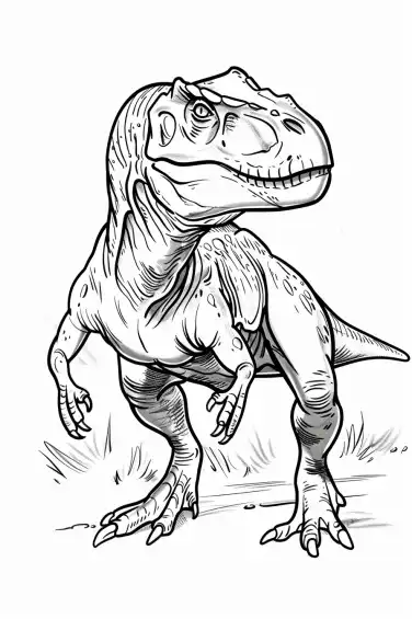 Allosaurus-coloring-Pages