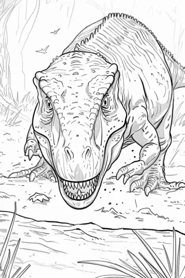 Allosaurus-coloring-Pages