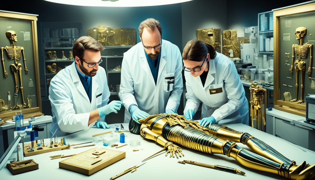 scientific analysis Tutankhamun's mummy