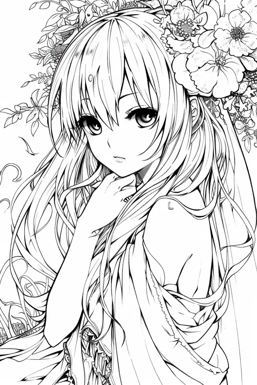 Anime-Girl-Coloring-Pages