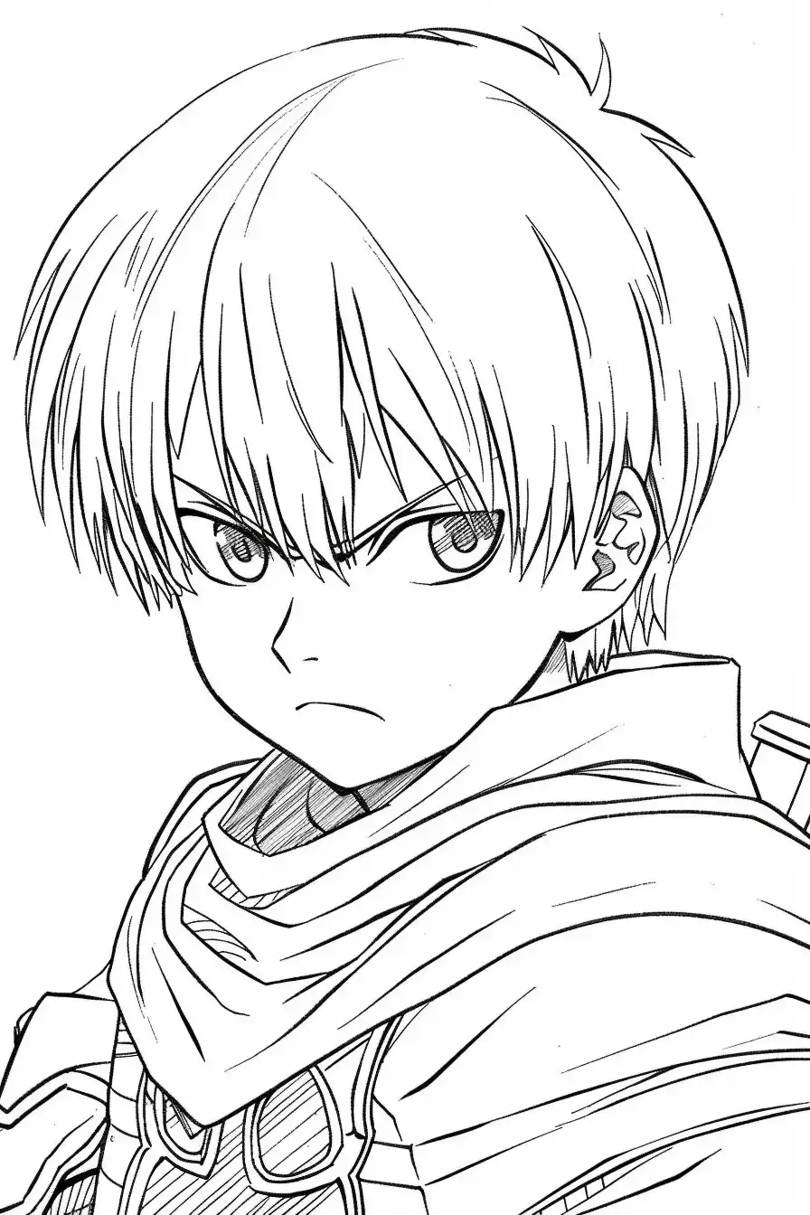 Armin-Arlert-coloring-Pages