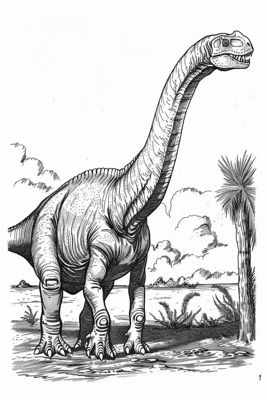 Therizinosaurus-Dinosaur-Coloring-Pages