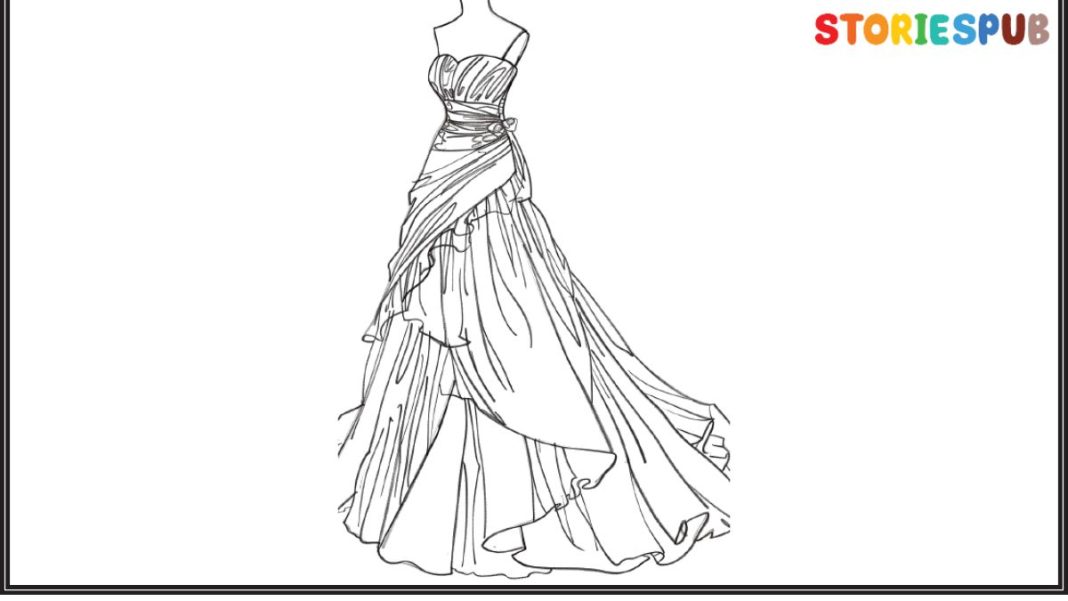 Dresses-Coloring-Pages