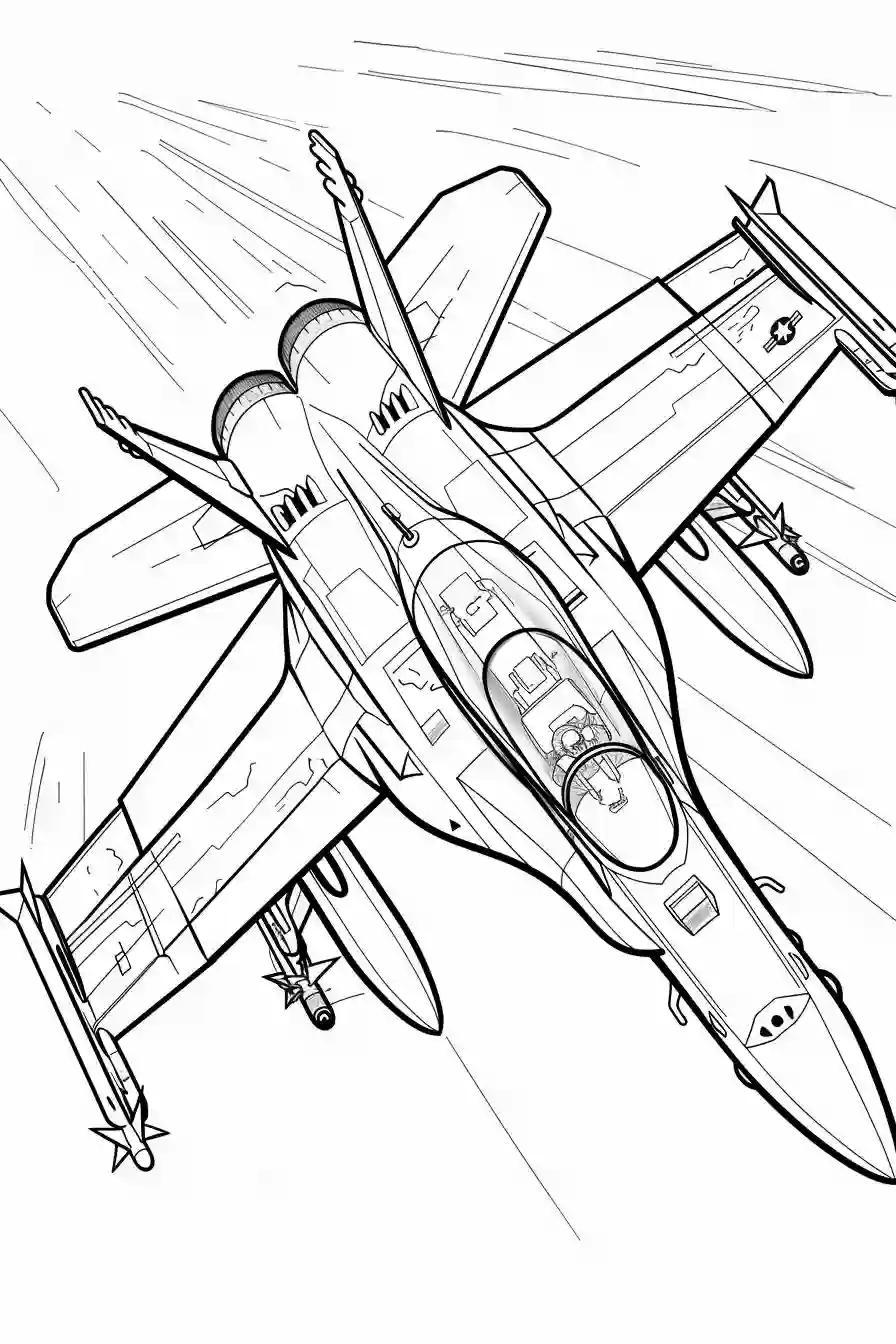 F18-Jet-Fighter-Coloring-Pages