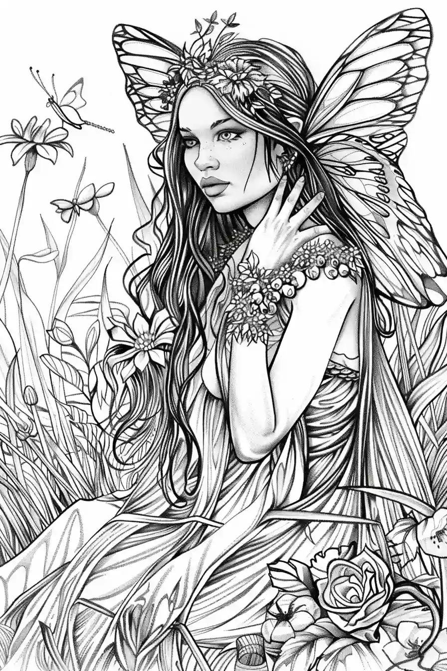 Vintage-Fairytale-Coloring-Pages