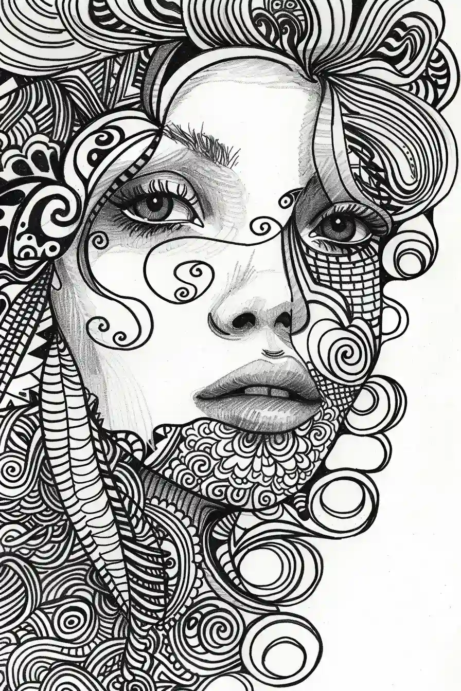 Zentangle-Coloring-Pages