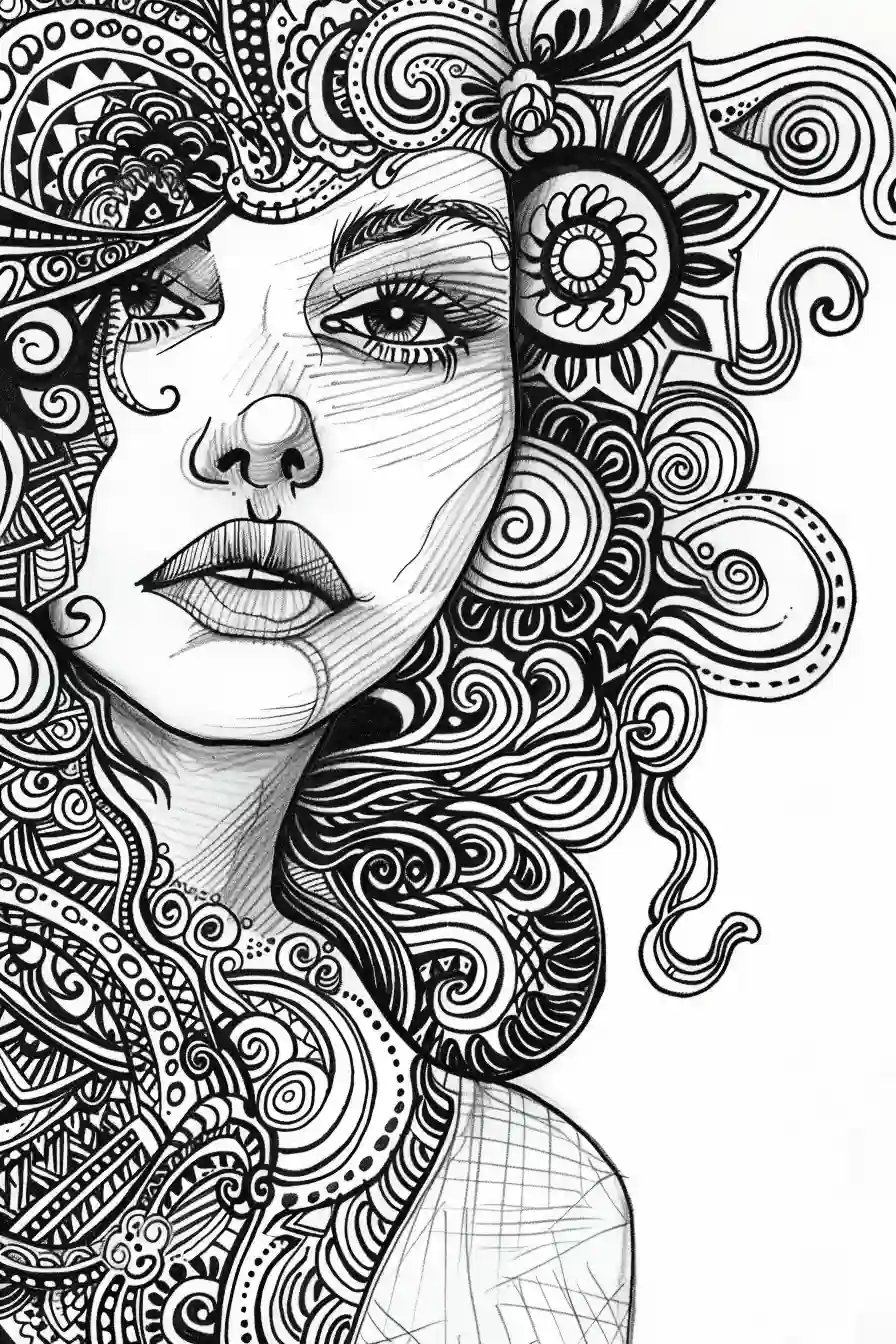 Zentangle-Coloring-Pages