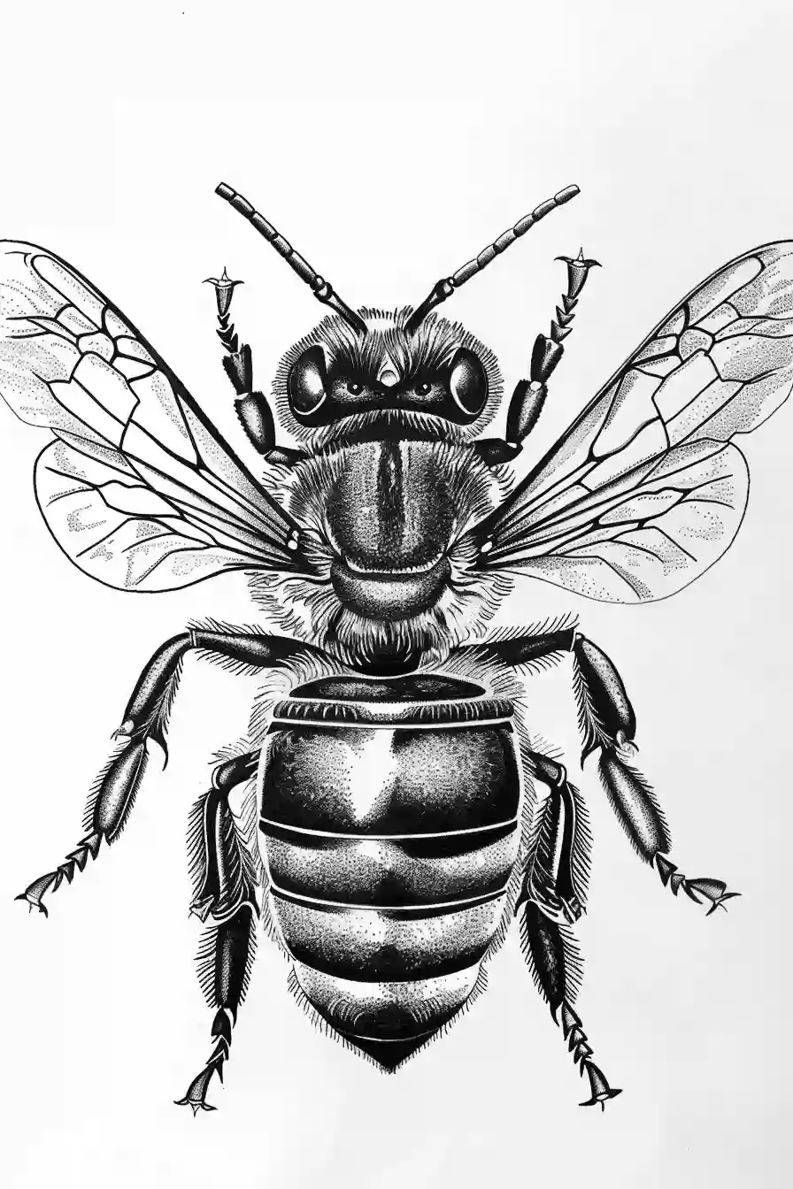 Honey-Bee-Coloring-Pages