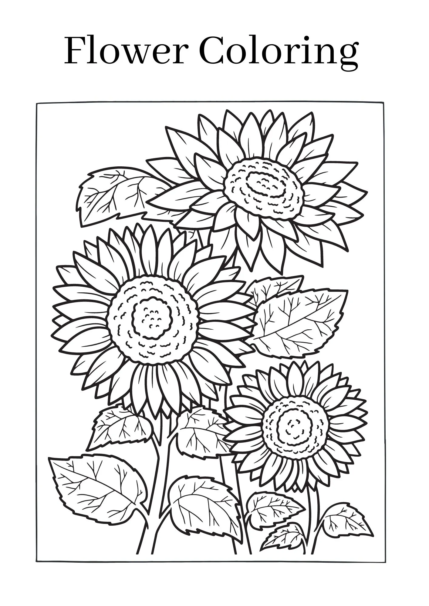 Flower-Coloring-Pages