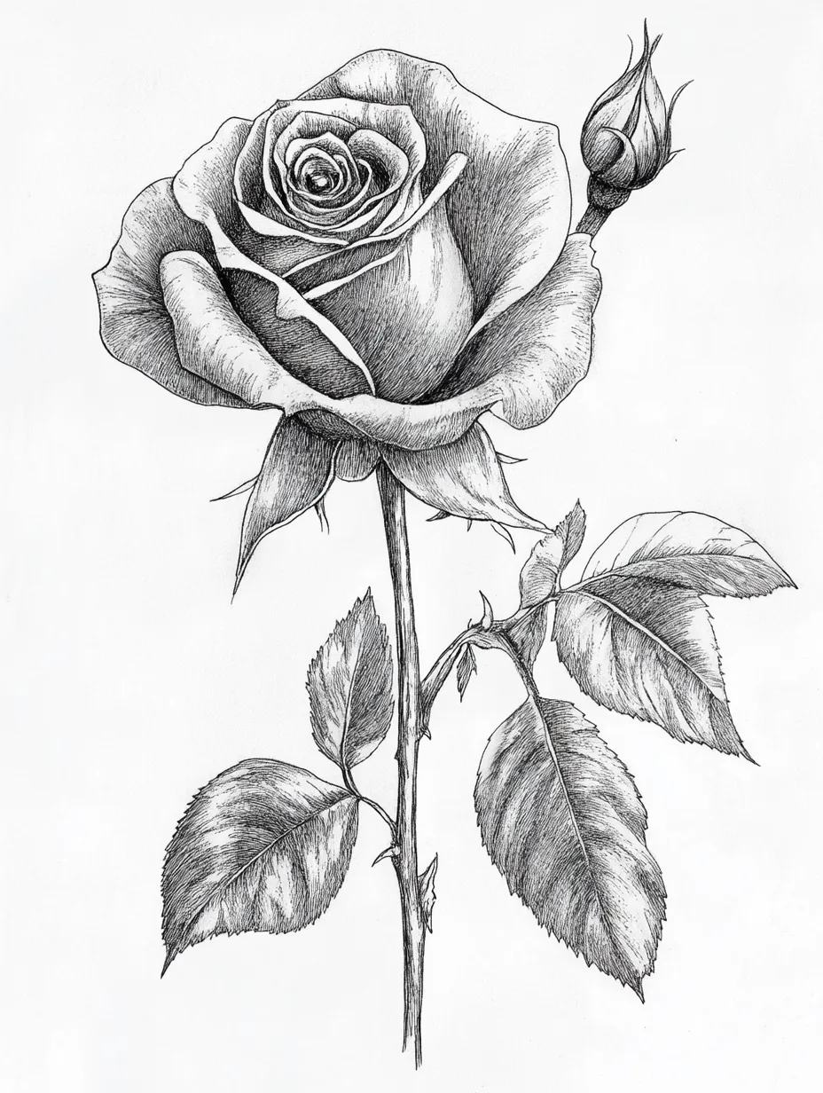 Rose-Coloring-Pages 