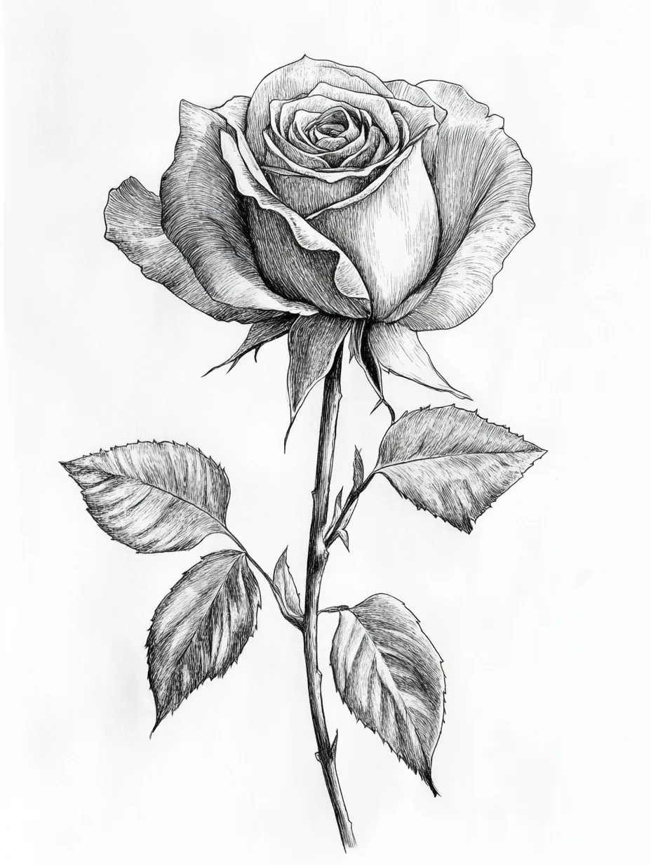 Rose-Coloring-Pages 