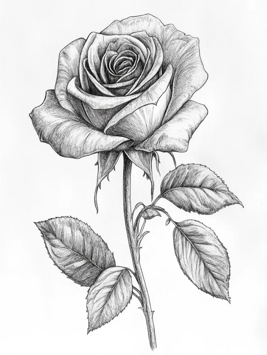 Rose-Coloring-Pages