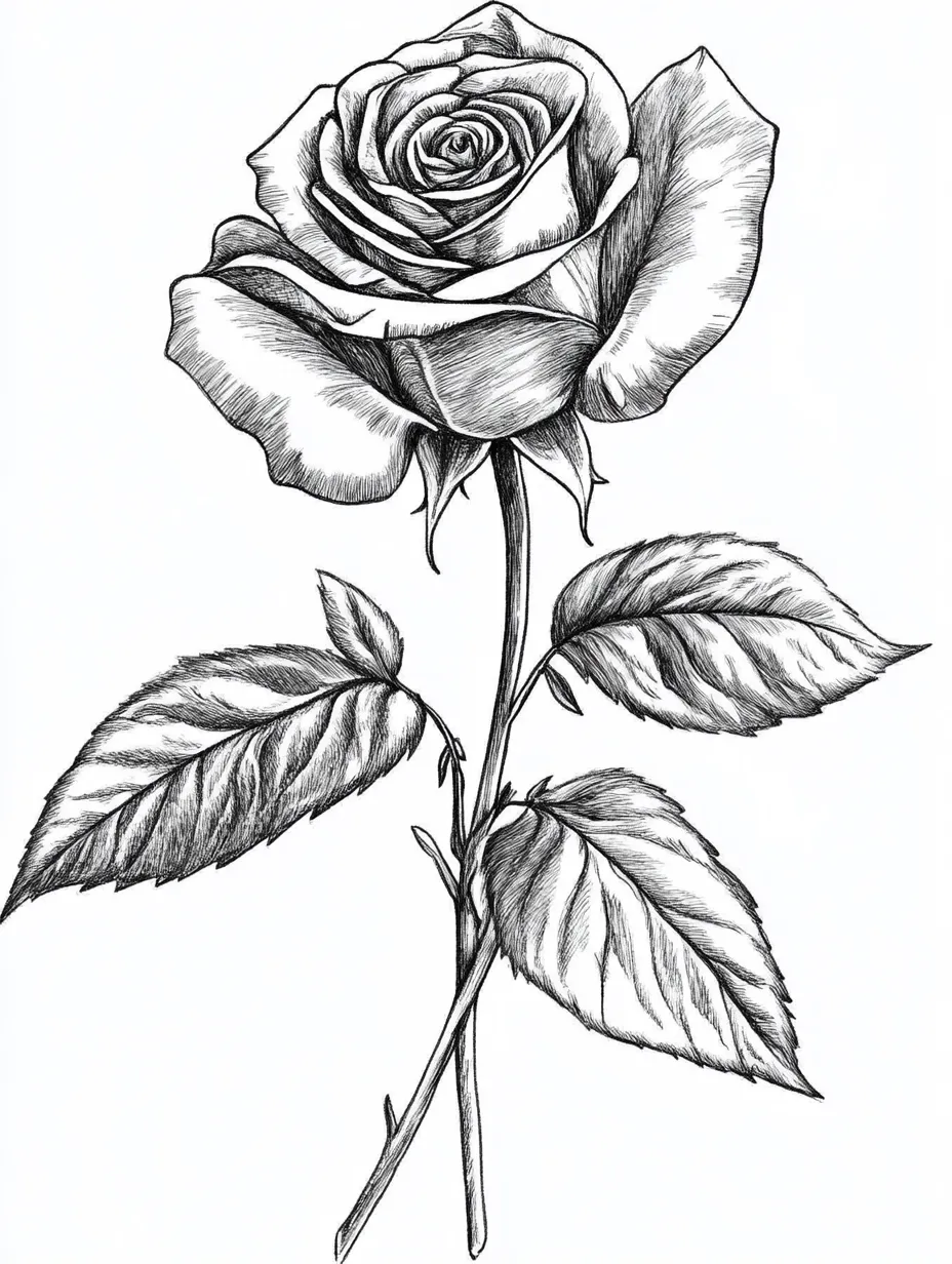 Rose-Coloring-Pages 