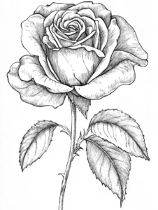 Rose-Coloring-Pages 