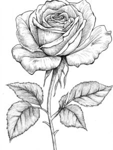 Rose-Coloring-Pages 