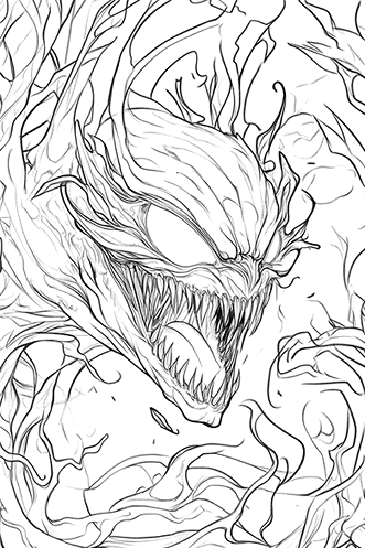 Carnage Coloring Pages For Kids& Adults - Storiespub