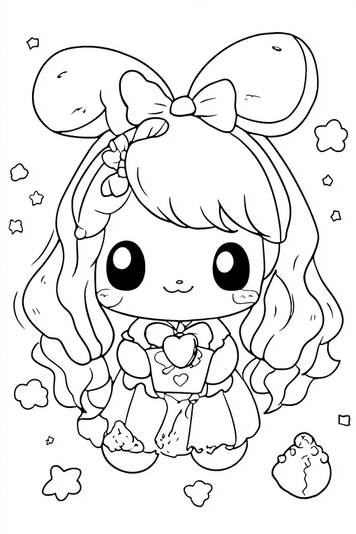 Cinnamoroll-Coloring-Page