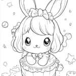 Cinnamoroll Coloring Page