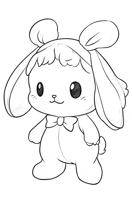 Cinnamoroll-Coloring-Page