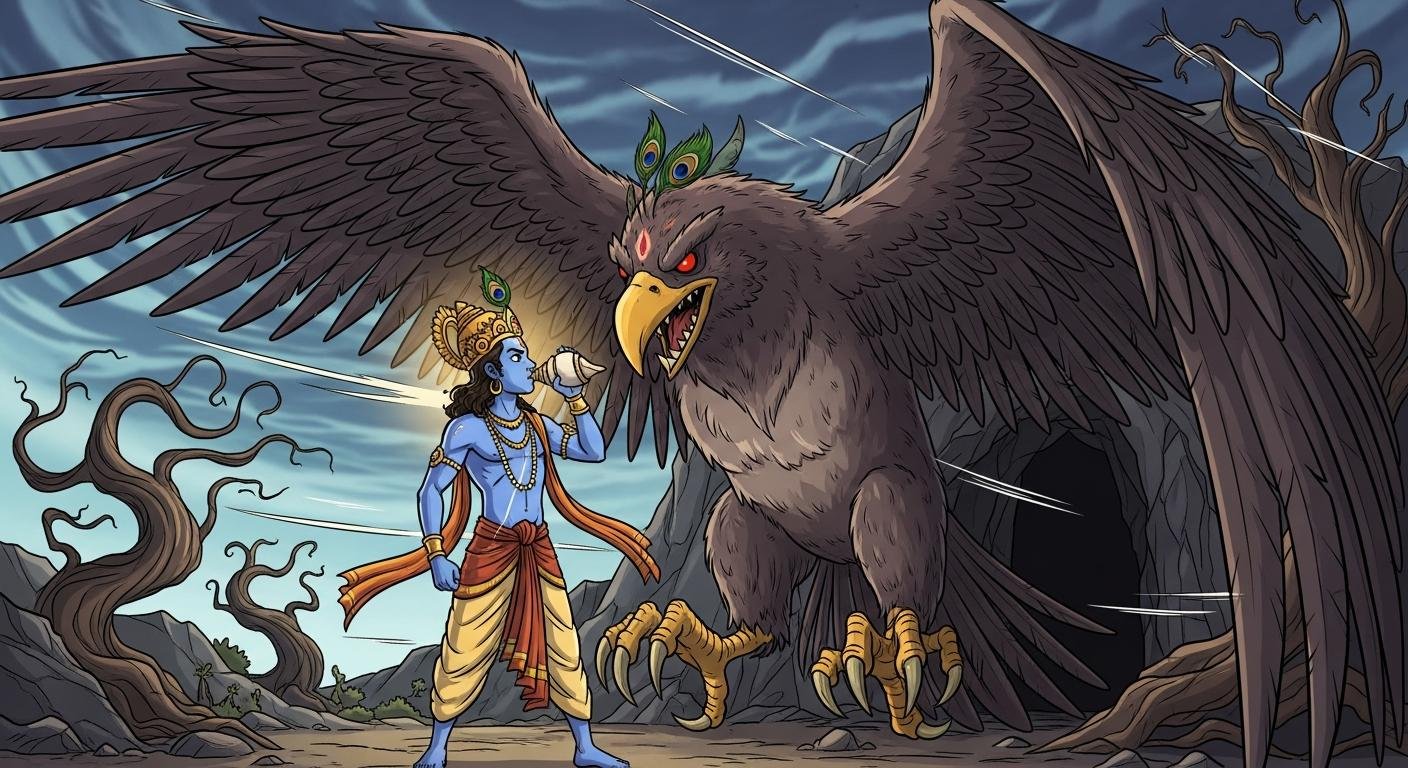 बकासुर का वध - श्री कृष्ण की वीरता की कहानी | Storiespub